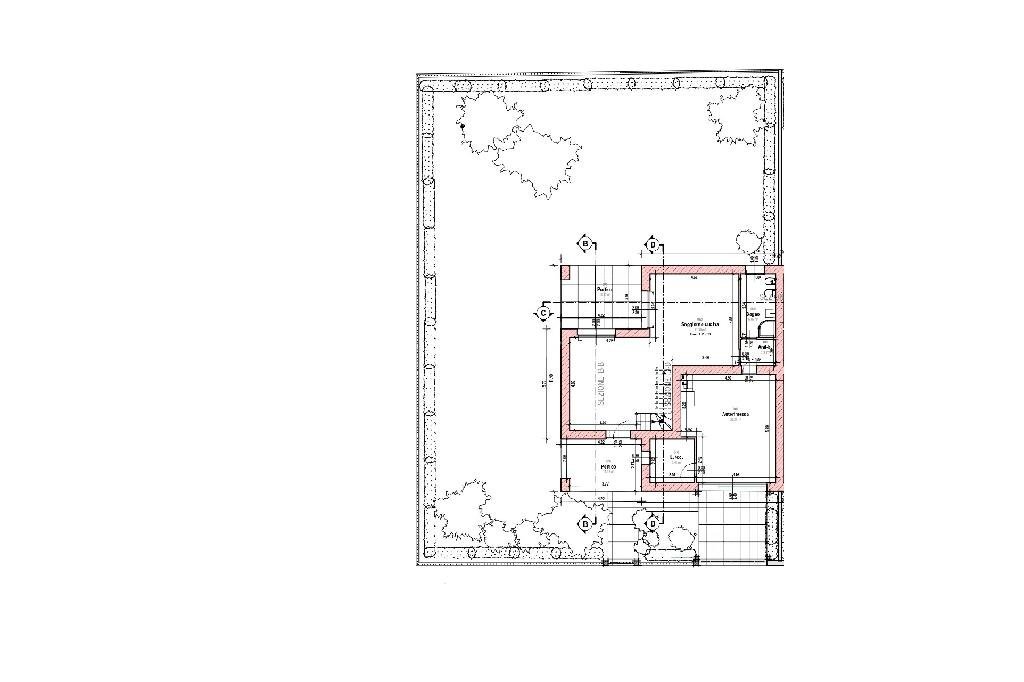 Portion of a house via Ponchielli, Sant'Ilario d'Enza - floor plans 1