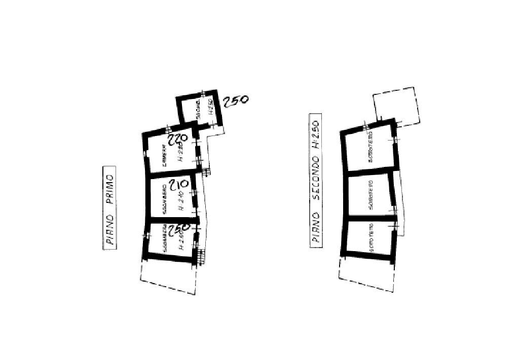 Casa indipendente borgata franchino, Rubiana - planimetria 1