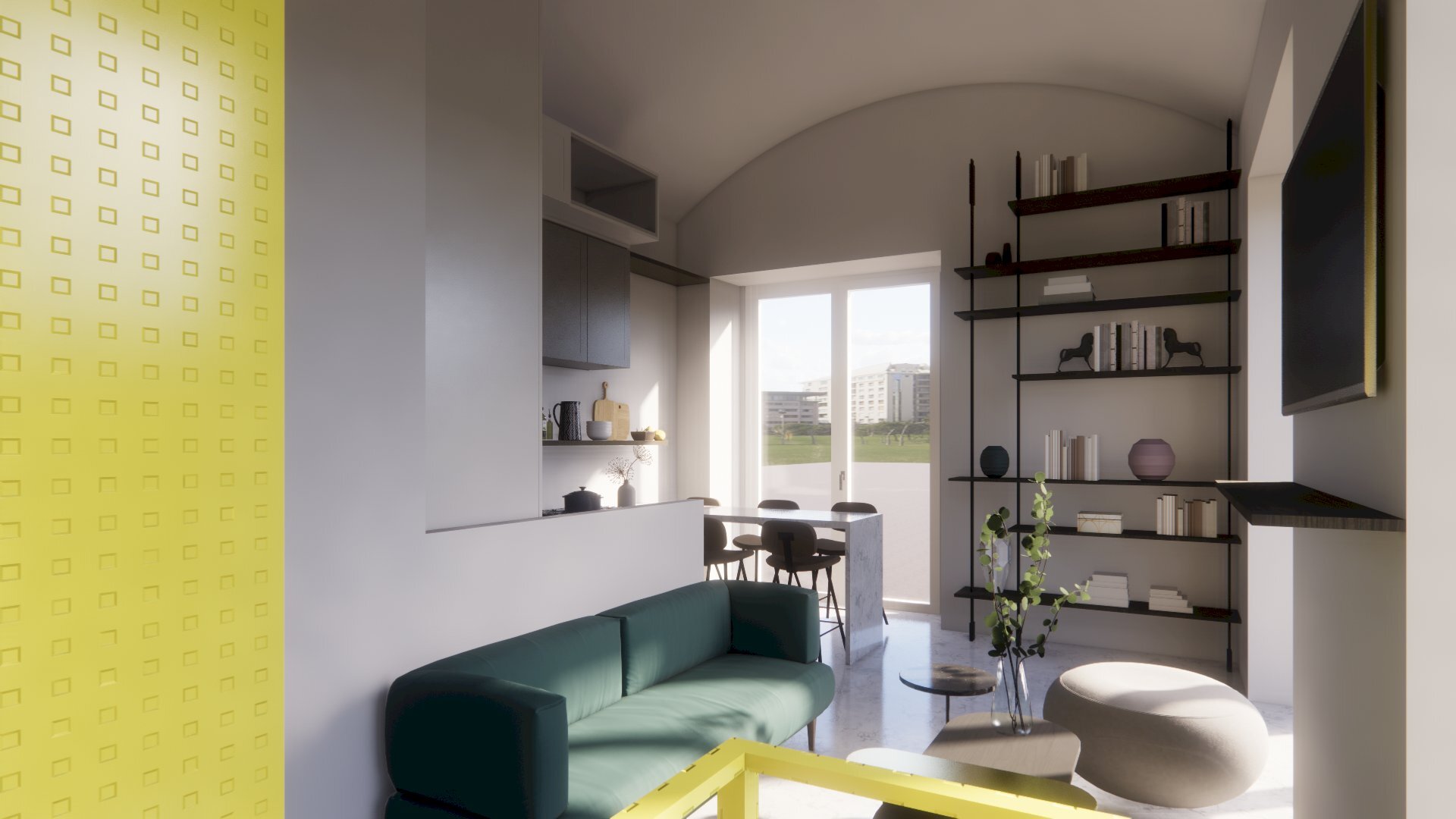 One-room apartment 44d, Via Santa Giulia, Torino - photo 1