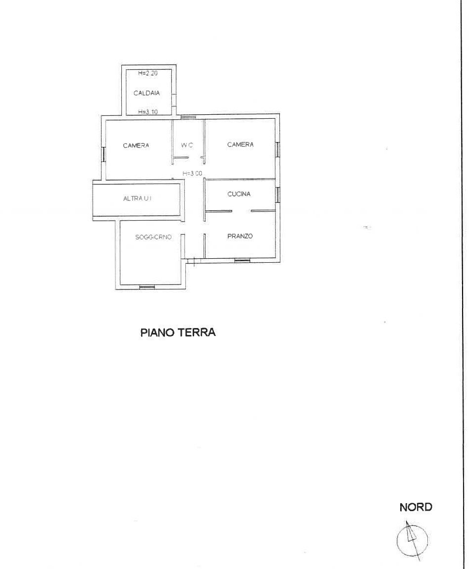 Villa strada di Carpaneto, Pesaro - floor plans 1