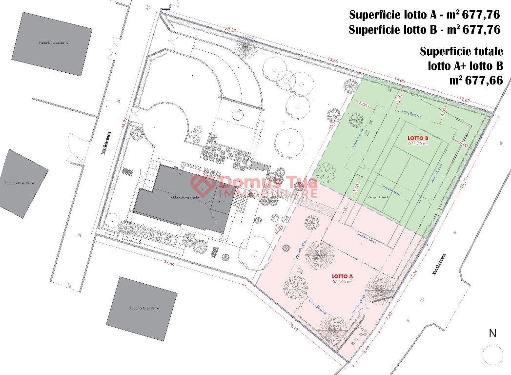 Terreno edificabile via CIMAROSA, Tradate - planimetria 1