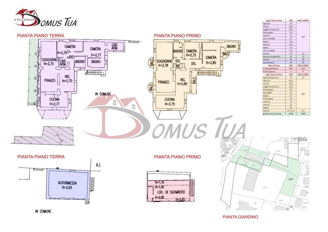 Villa via Salvo D'Acquisto, 15, Castiglione Olona - planimetria 1