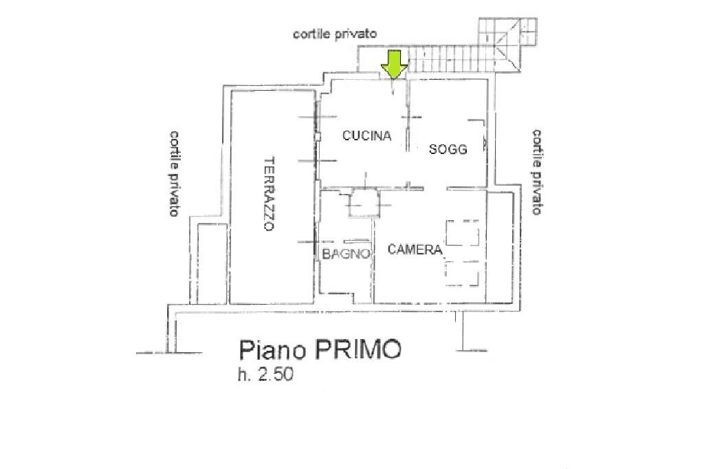 Portion of a house Via Giacomo Puccini, Basiano - floor plans 1