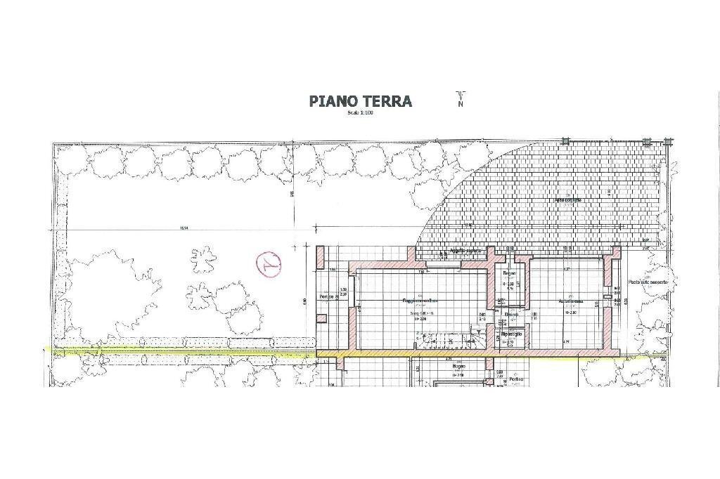 Portion of a house via Ponchielli, Sant'Ilario d'Enza - floor plans 1