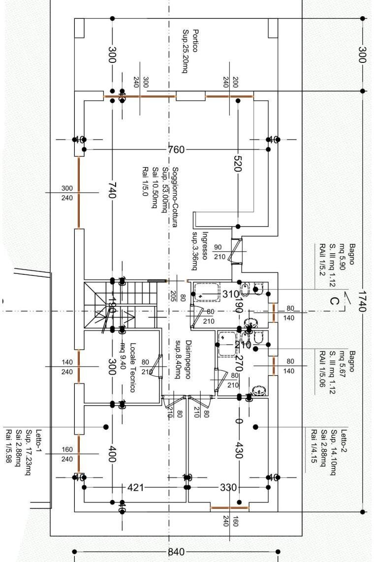 Villa via Miogni, Varese - floor plans 1