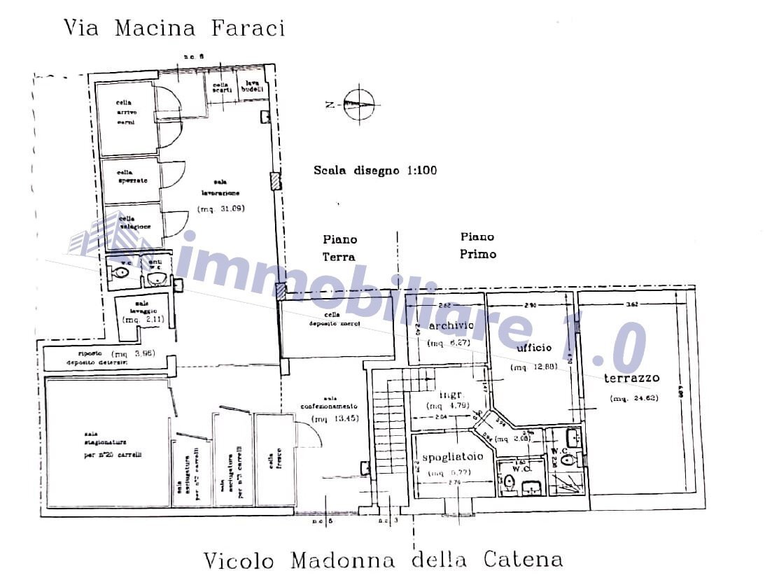 Negozio via Macina Faraci, 6, Alcamo - planimetria 1