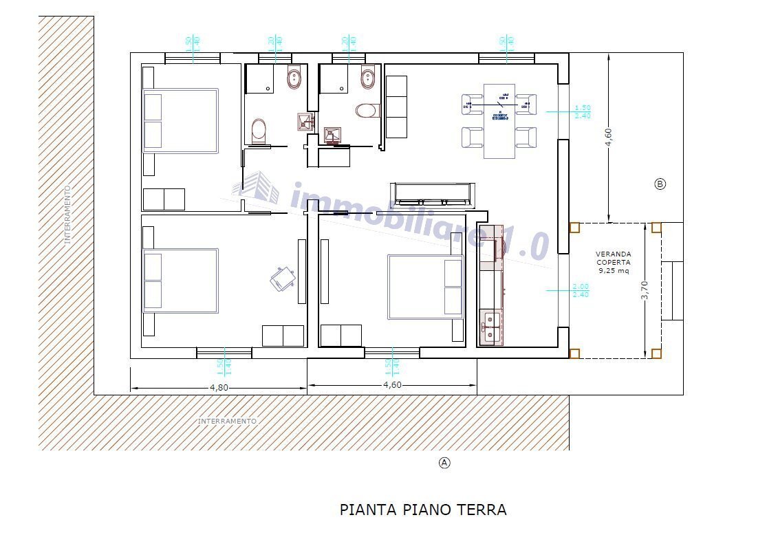 Villa contrada Sarmuci, Castellammare del Golfo - planimetria 1