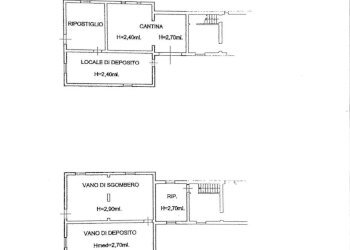 Planimetria - Casa indipendente Via Cerreto Superiore, n., Casteggio - foto 23
