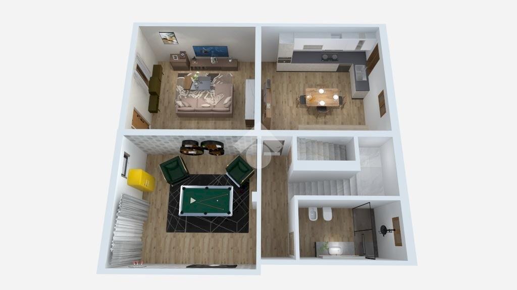 Portion of a house Via S. Vitale, Budrio - floor plans 1