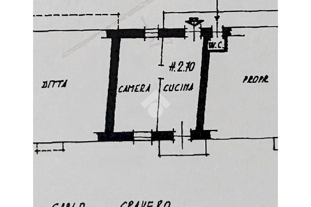 Bilocale Via C. Cravero, Caselle Torinese - planimetria 1