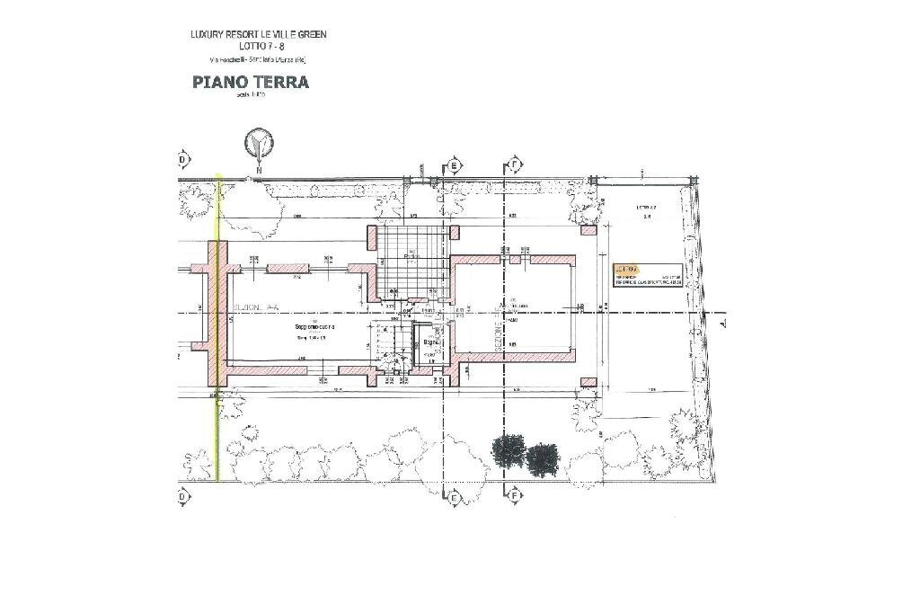 Portion of a house via Ponchielli, Sant'Ilario d'Enza - floor plans 1