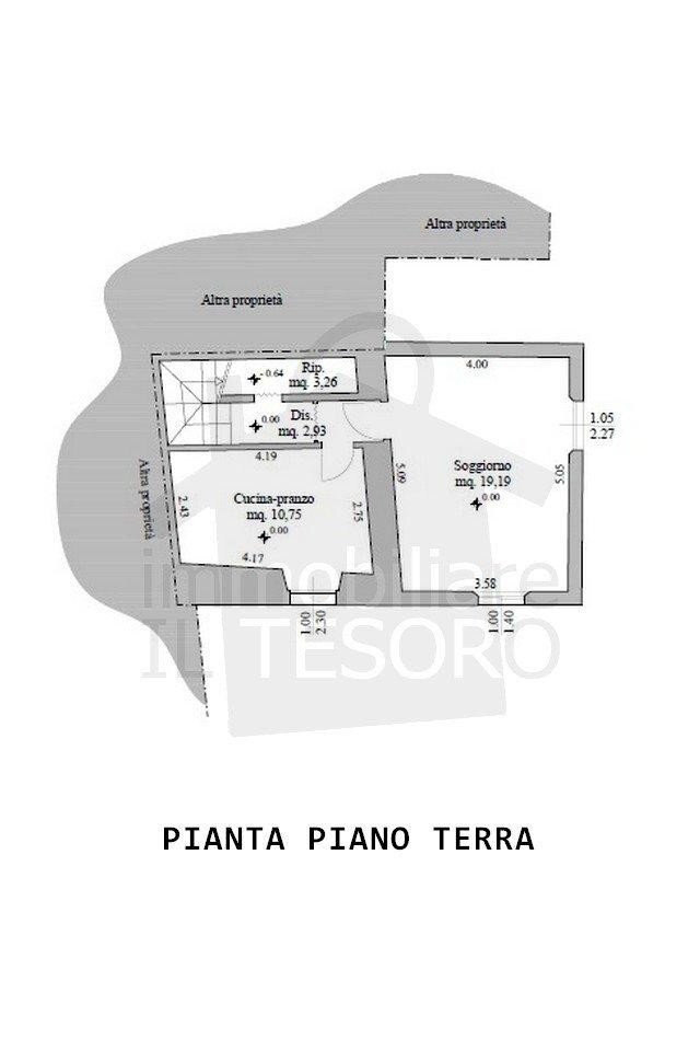 Casa indipendente via Franzolini, 13, Poggio Torriana - planimetria 1