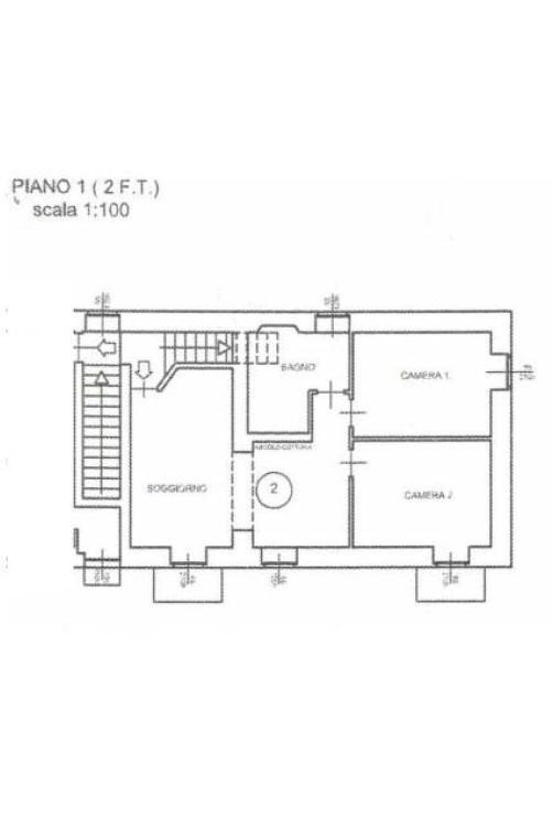 Appartamento Cascina Frattone, Carmagnola - planimetria 1