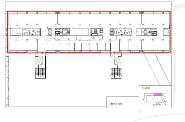 Office via Nizza, 150, Torino (neighborhood Lingotto) - floor plans 1