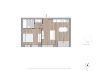 Planimetria - Bilocale via Andrea Doria 7., Torino (zona Centro) - foto 6