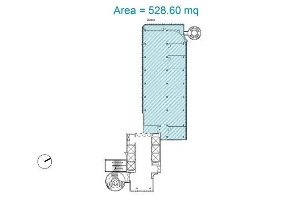 Ufficio corso Regina Margherita 267., Torino (zona Campidoglio) - planimetria 1