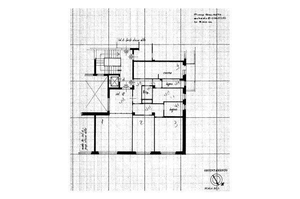 Quadrilocale via Ignazio Guidi, 44, Roma - planimetria 1