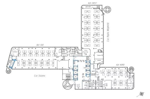 Ufficio corso Regina Margherita 267., Torino (zona Campidoglio) - planimetria 1