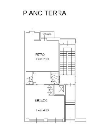 Shop via Genova, 61., Torino (neighborhood Lingotto) - floor plans 1