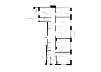 Planimetria - Apartment via Tunisi, 16., Torino (neighborhood Lingotto) - photo 8