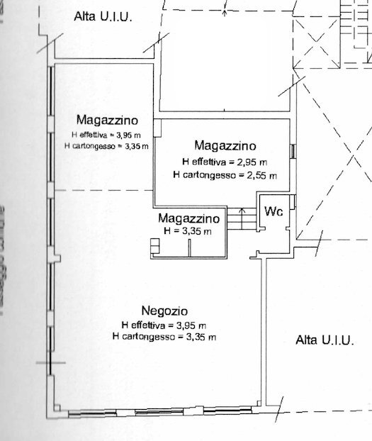 NEGOZIO - Locale Commerciale Via Giuseppe Prina 44, Novara - planimetria 1