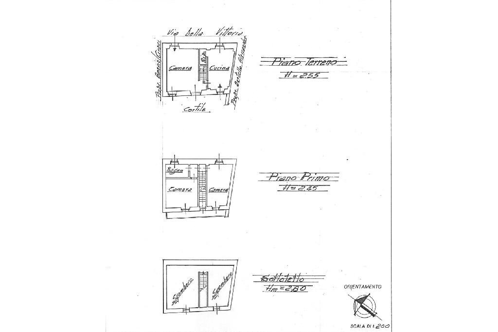 Casa semi indipendente Via della vittoria, Passerano Marmorito - planimetria 1