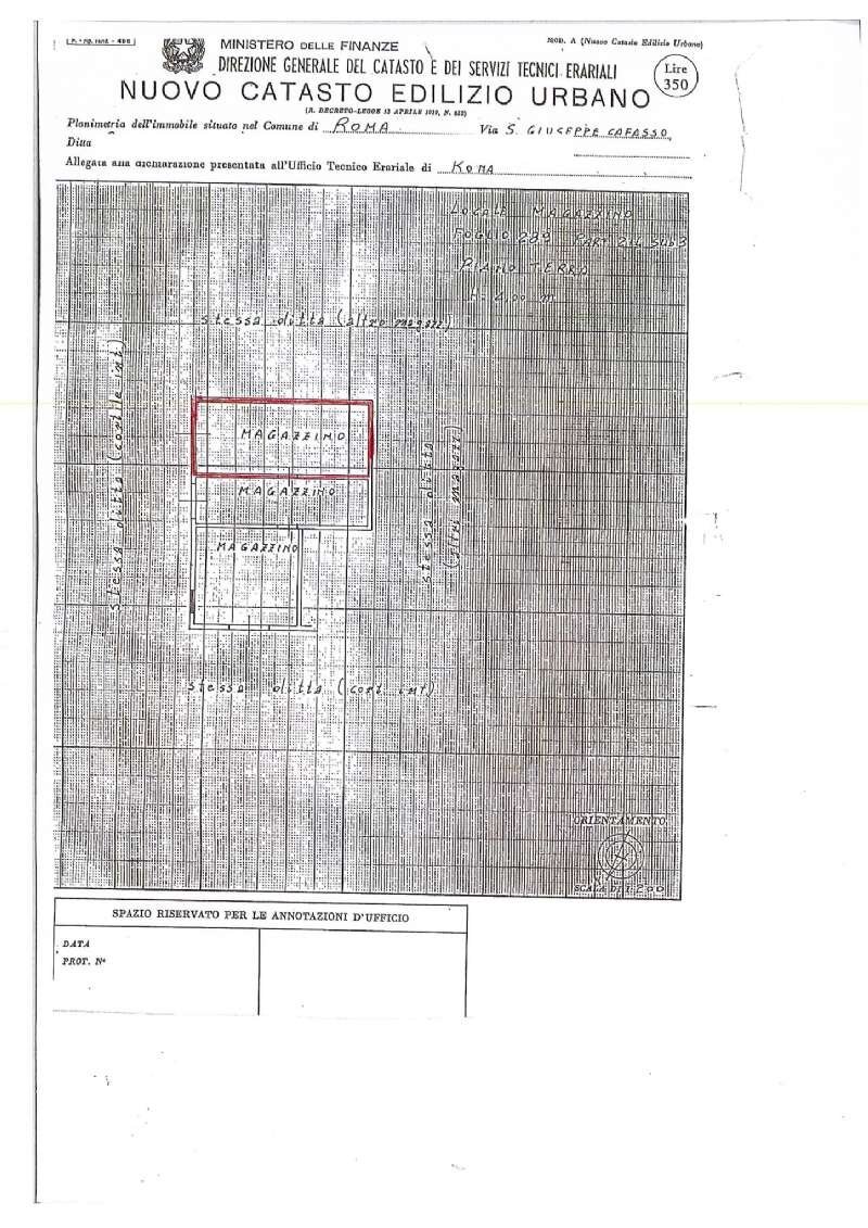 pln - Warehouse via san giuseppe cafasso, Roma - floor plans 1