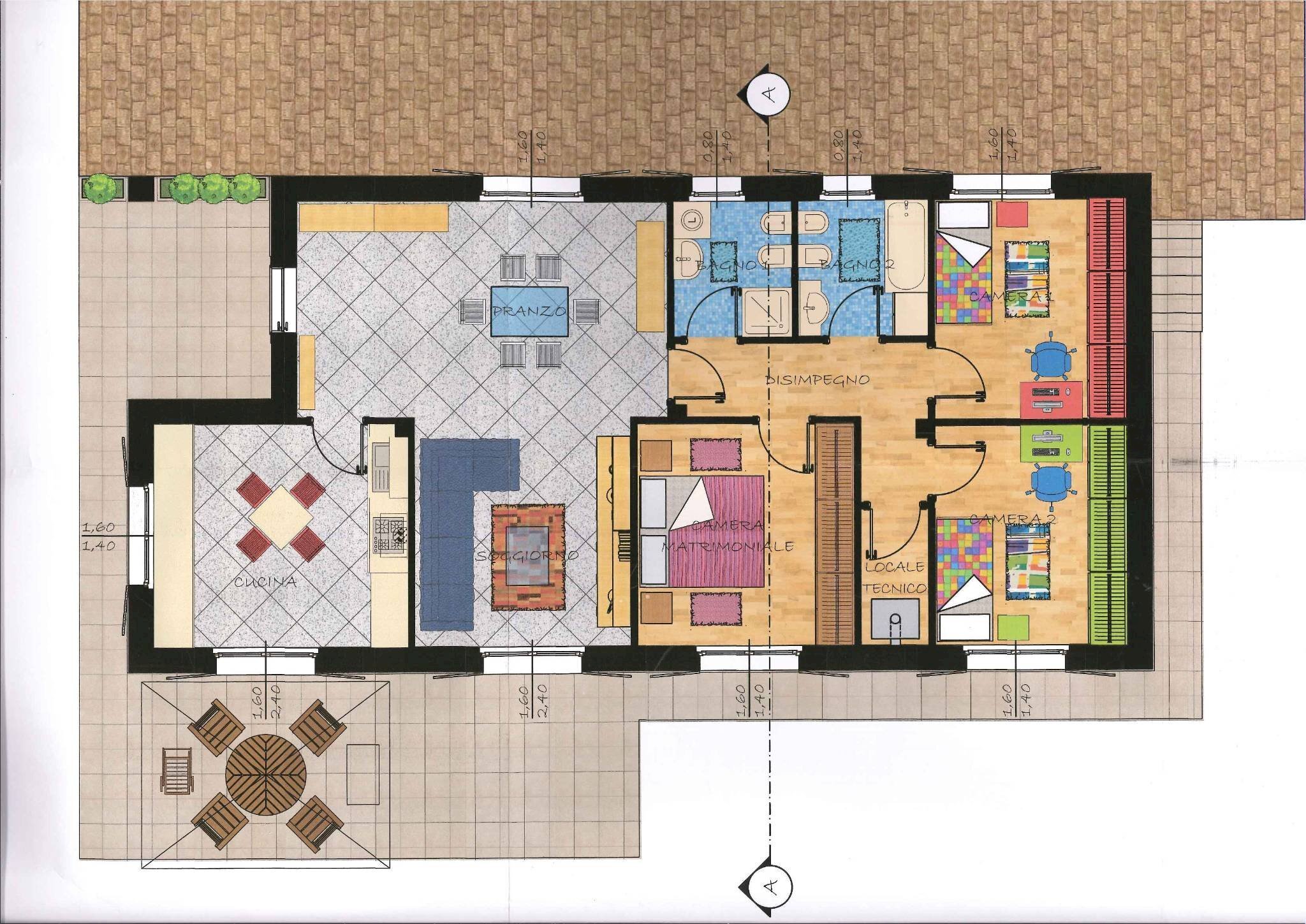 Villa via Novara, Borgomanero - planimetria 1