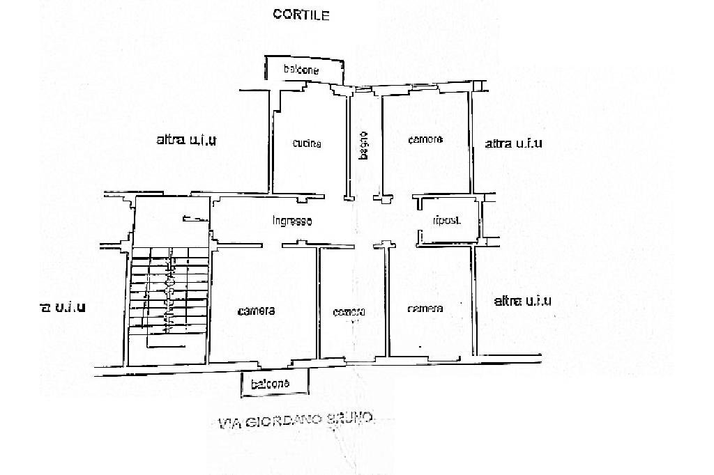 Apartment Via giordano bruno, Acqui Terme - floor plans 1