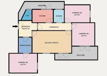 Appartamento Via Pietra dell'Ova, Tremestieri Etneo - foto 3