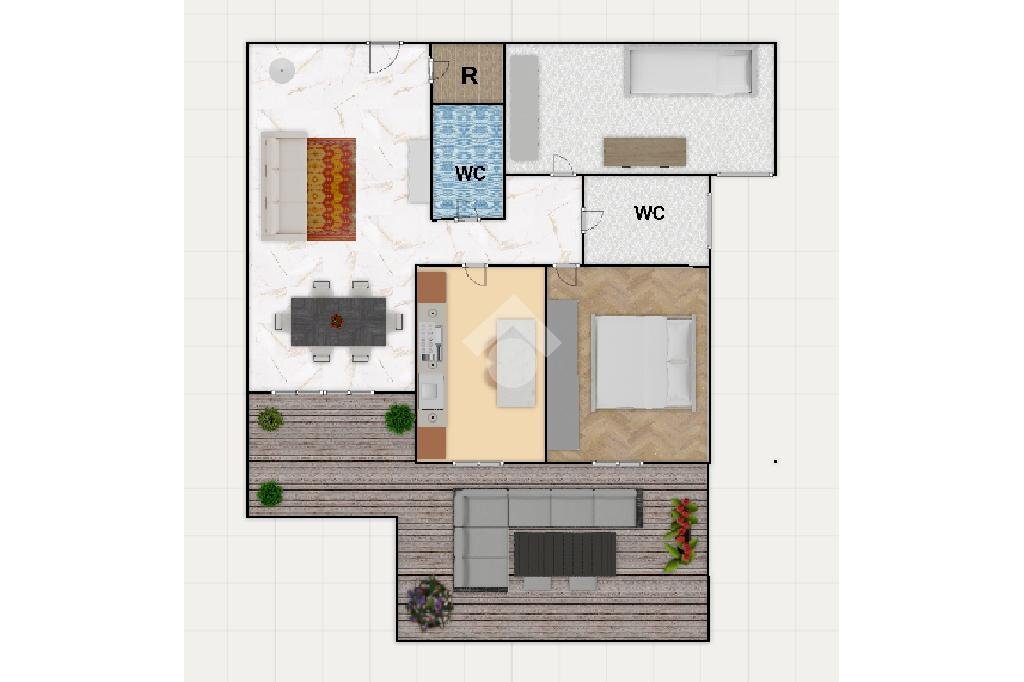 Three-room apartment Via Togliatti Palmiro, Rho - floor plans 1