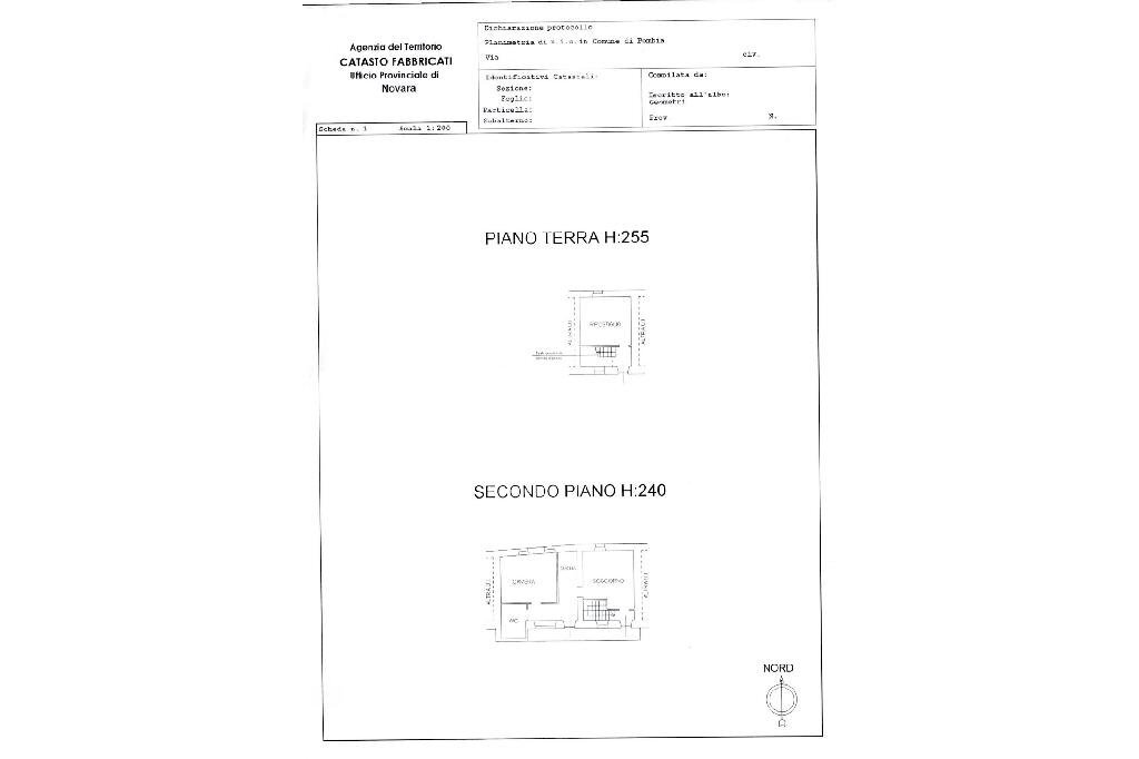 Bilocale Via matteotti, Pombia - planimetria 1