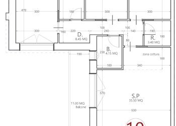 Three-room apartment Castelfranco Emilia - photo 9