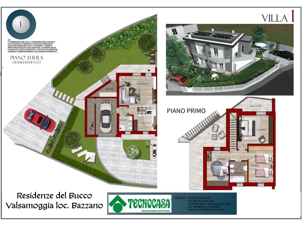 Porzione di casa Via Bucco, Valsamoggia (zona San Lazzaro) - foto 1