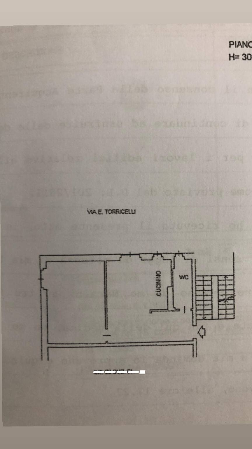 Trilocale via Evangelista Torricelli, Genova (zona Borgoratti) - planimetria 1
