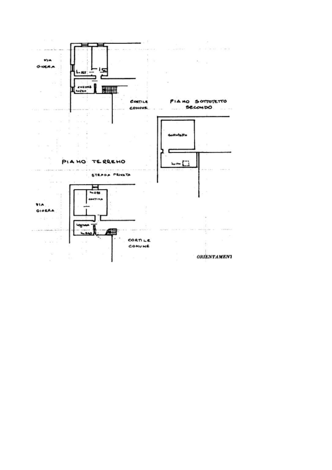 Rustico Villar San Costanzo - planimetria 1