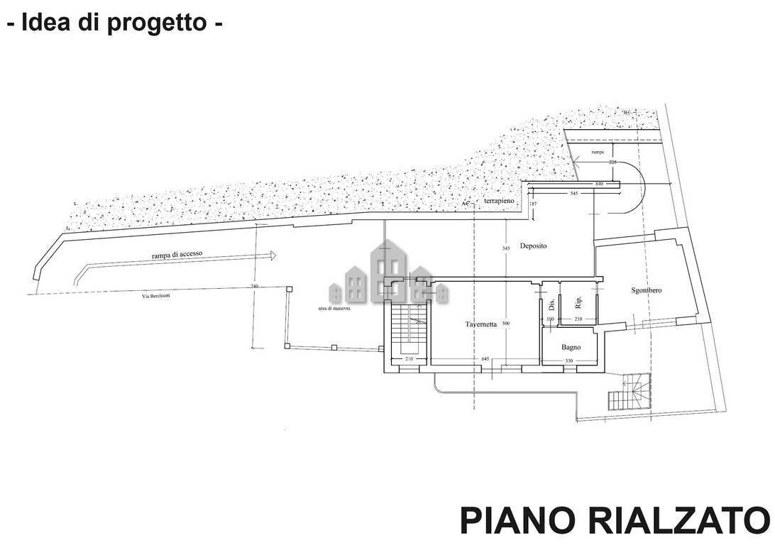Independent house via Berchiotti, snc, Pont-Canavese - floor plans 1