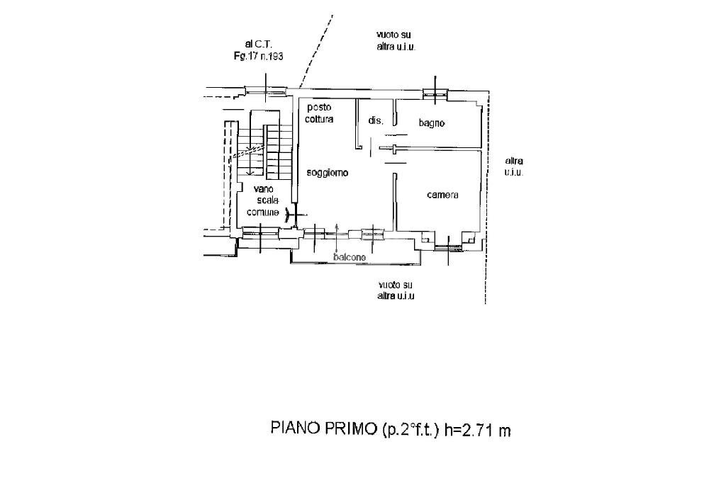 Bilocale Via del Lupo, Caselle Torinese - planimetria 1