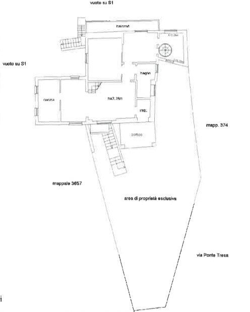 Villa via Ponte Tresa, 22, Cadegliano-Viconago - planimetria 1