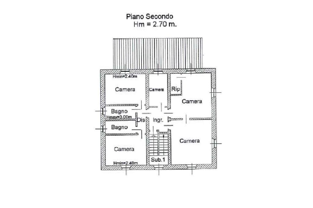 Casa indipendente Frazione Baracca, Sarezzano - planimetria 1