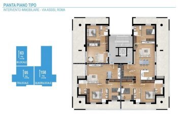 Pianta Tipo - Appartamento Roma - foto 24