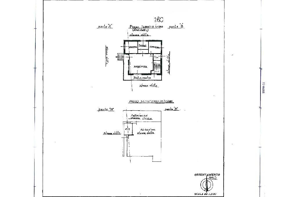 Casa indipendente Via Cavour, Colleretto Castelnuovo - planimetria 1