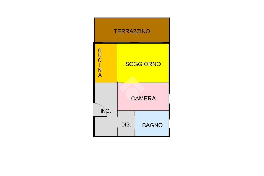 Bilocale Via Pietro Colletta, Milano - planimetria 1