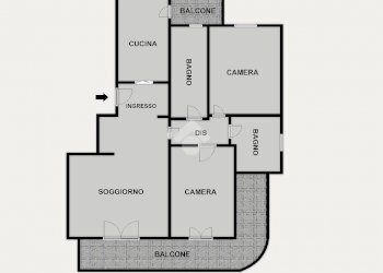 Three-room apartment Via Nazario Sauro, Baranzate - photo 24