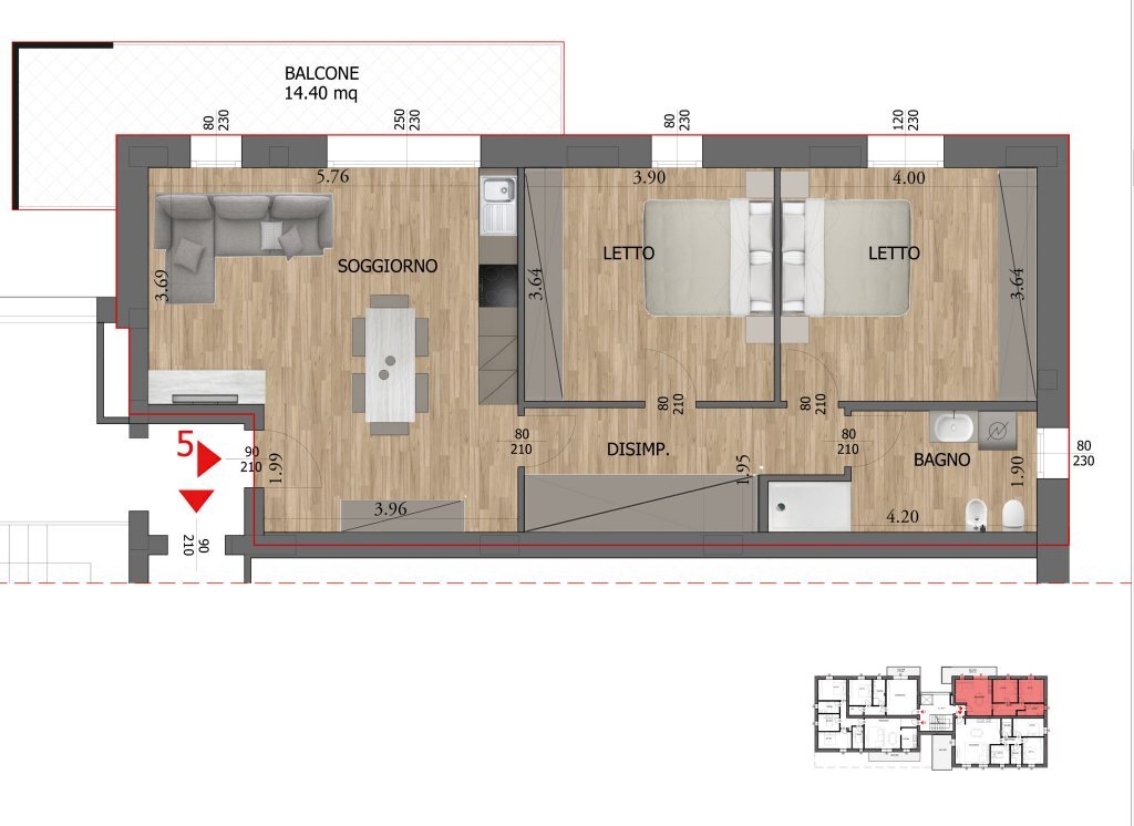 Apartment Reggio nell'Emilia - photo 1