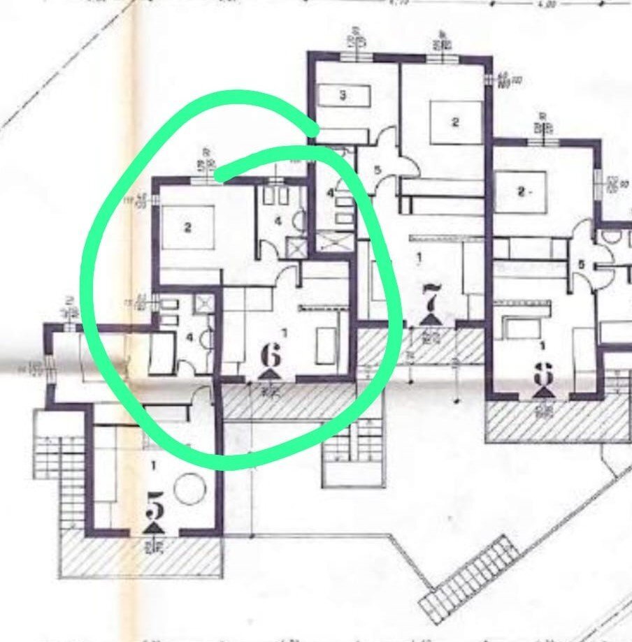 Bilocale via Ulisse, Budoni - planimetria 1