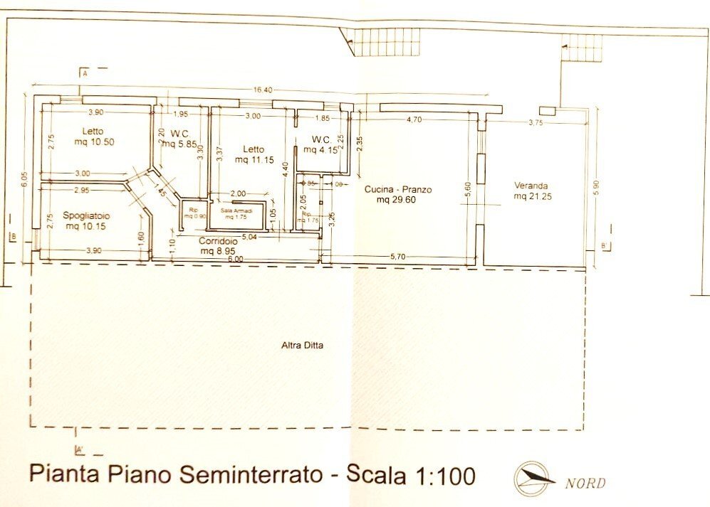 Appartamento via del Leone, Alcamo - planimetria 1