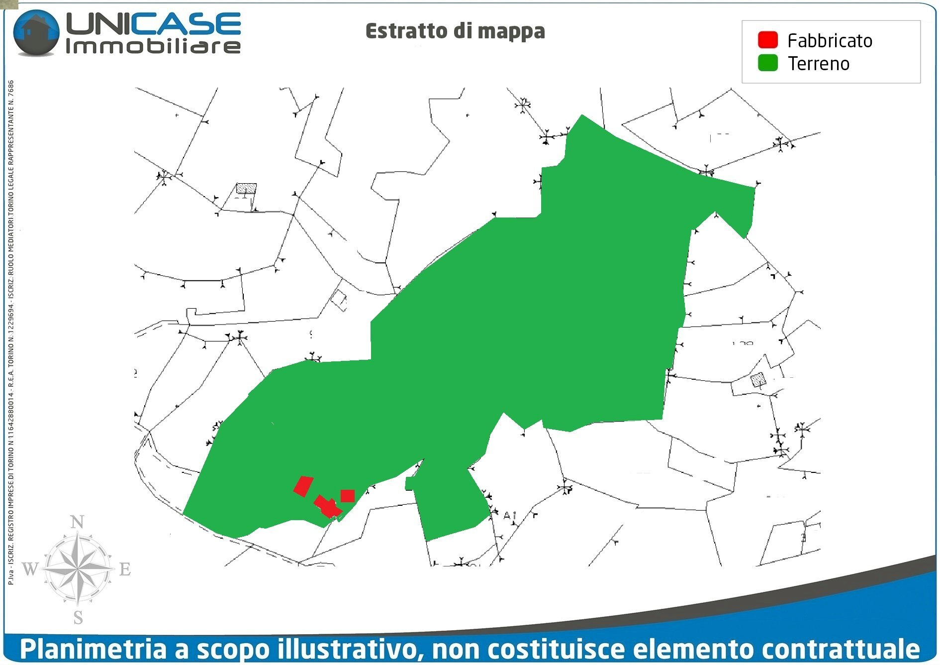 Rustico loc. Signoret, Torre Pellice - planimetria 1