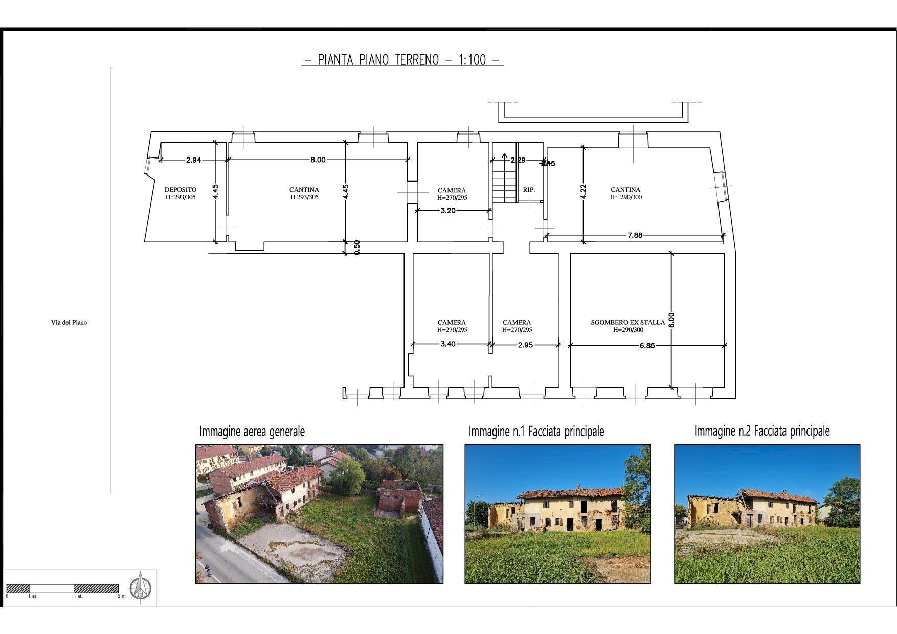 plan - Farmhouse via del piano, 4, San Paolo Solbrito - floor plans 1