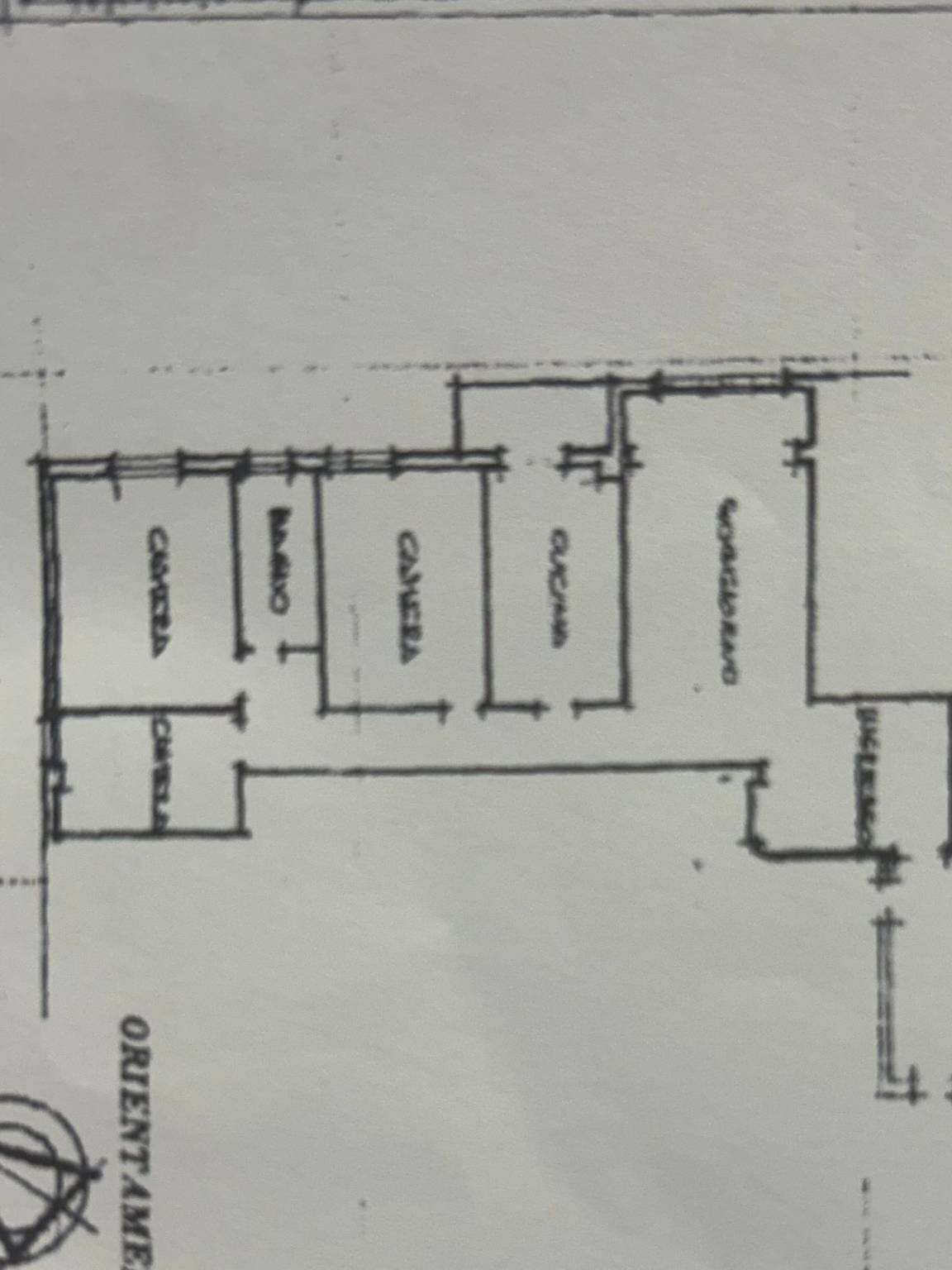 Apartment via Giacomo Ciamician, Bologna (neighborhood San Donato) - floor plans 1